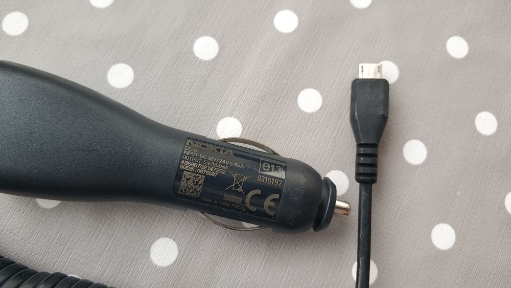Carregador Isqueiro Micro USB Nokia DC-6