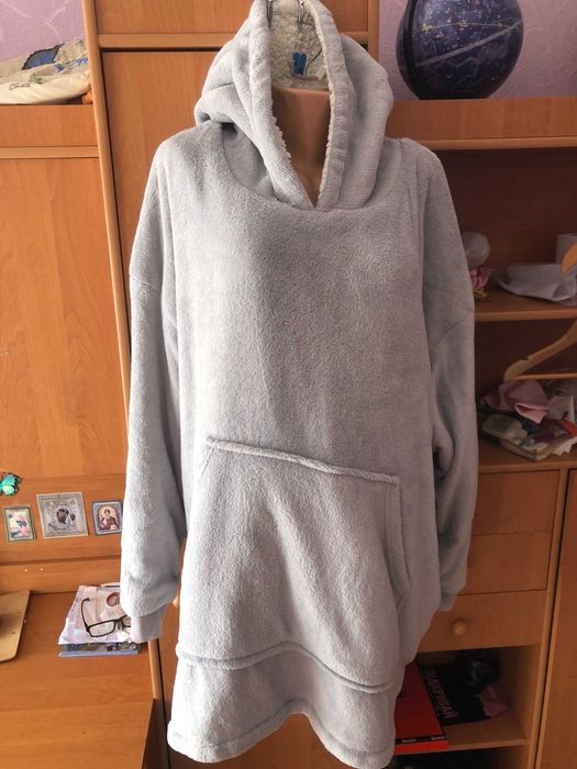 Меховушка, плюшева туника, кофта, худи, 2-3xl. Primark. стан нової