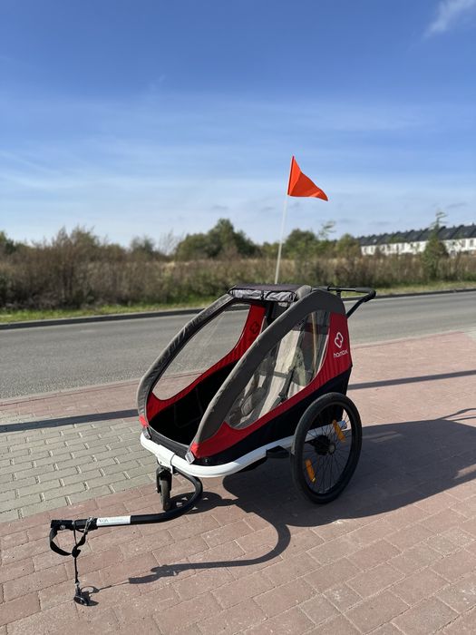 Przyczepka rowerowa wózek dla dwójki dzieci Hamax Ixplorer