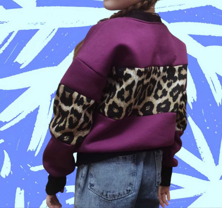 Тепла кофта трьохнитка на флісі 122