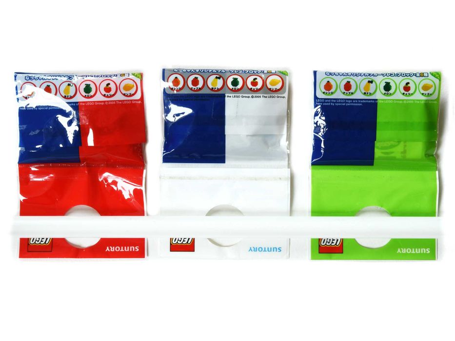 LEGO Owoce Suntory Japonia 7271-78 Komplet 6 Zestawów MISB 2005