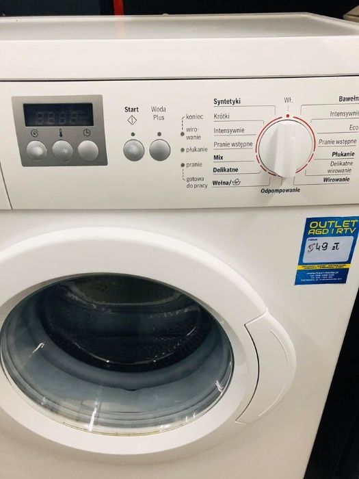 Doinwestowana ! Pralka Bosch A+ 4,5 kg 1000 obr/min Zamów Online!