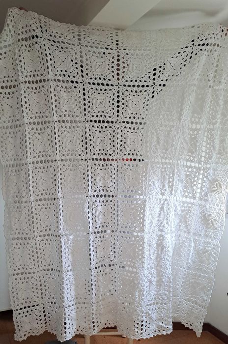White Crochet Bedspread