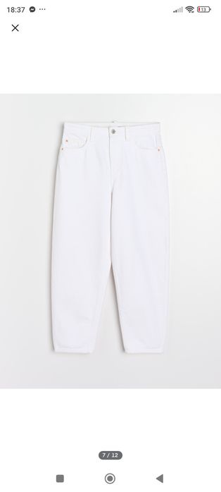 Nowe spodnie damskie Sinsay r.38 Balloon Fit