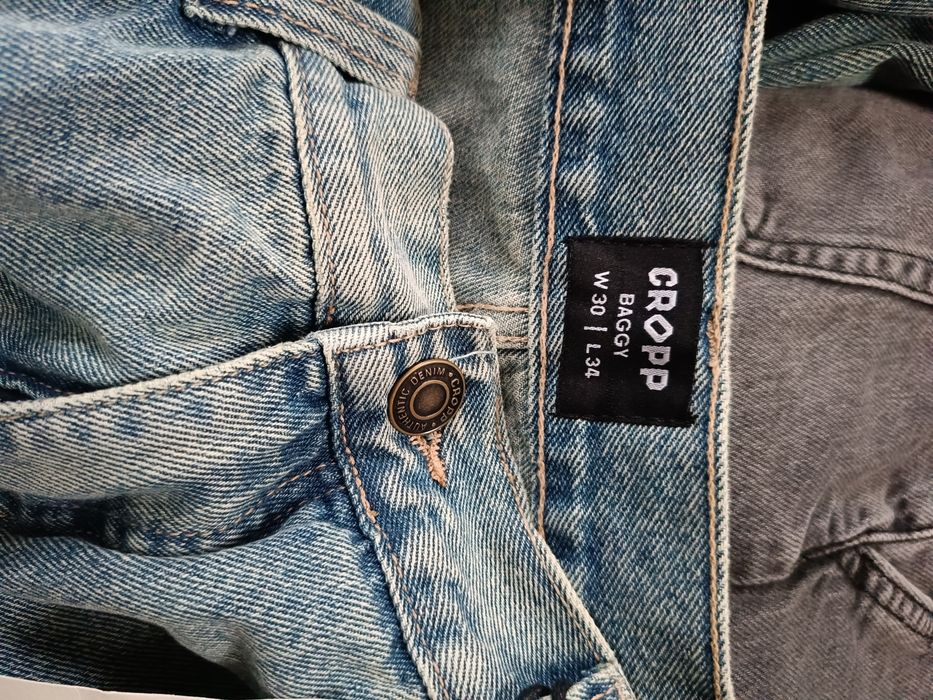 Cropp zestaw nowych spodni jeansowych 30/34