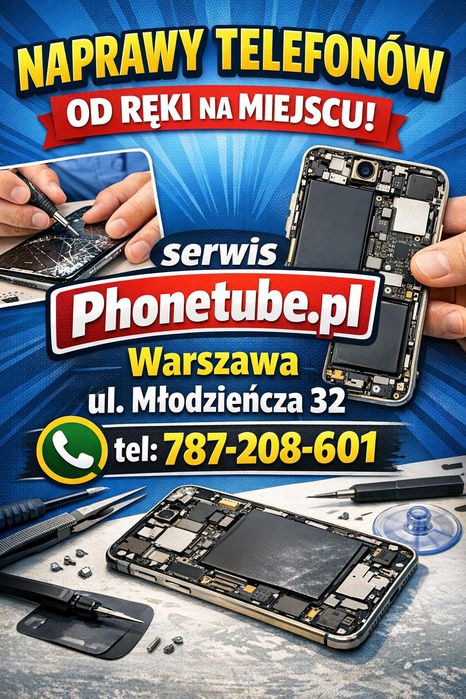 Serwis naprawa telefonów Targówek - od ręki, szybko, oryginalne części