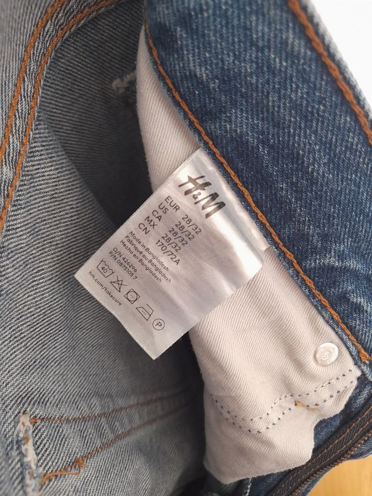 Jeansy H&M relaxed fit meskie chłopięce 28/32 CN 170/72A