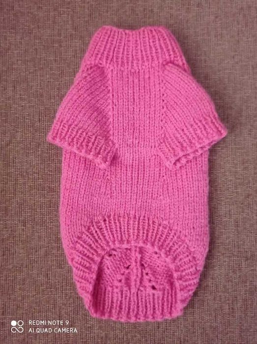 Светр, платтячко ручної роботи для собачки