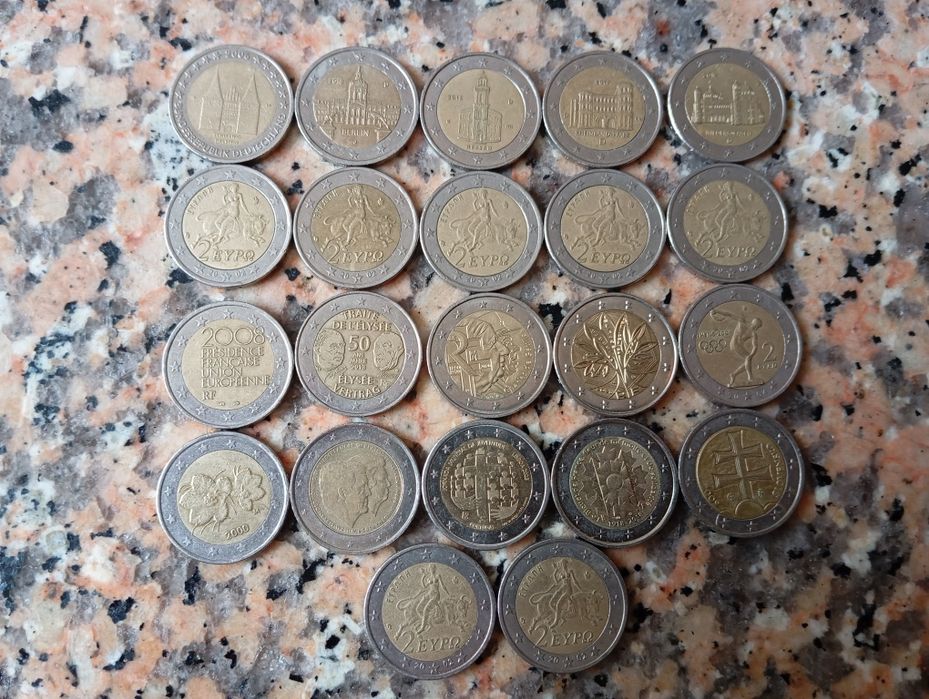 Moedas comemorativas de 2 €