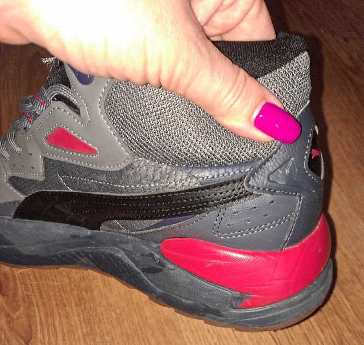 Buty za kostkę Puma X-Ray Speed Mid WTR Szare