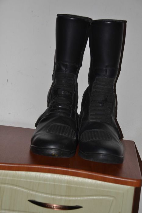 Мотоботи шкіряні чоловічі  Hein Gericke 42