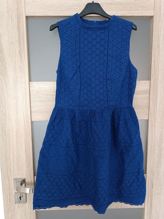 Sukienka niebieska habrowa Orsay 36 S