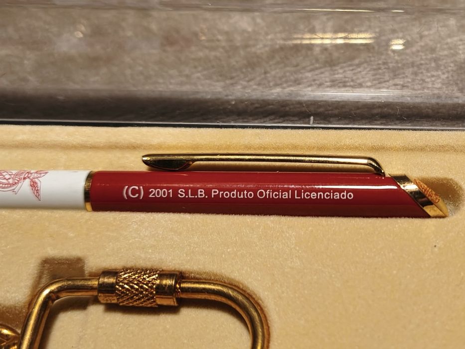 Caneta com porta chave SLB - Produto Oficial