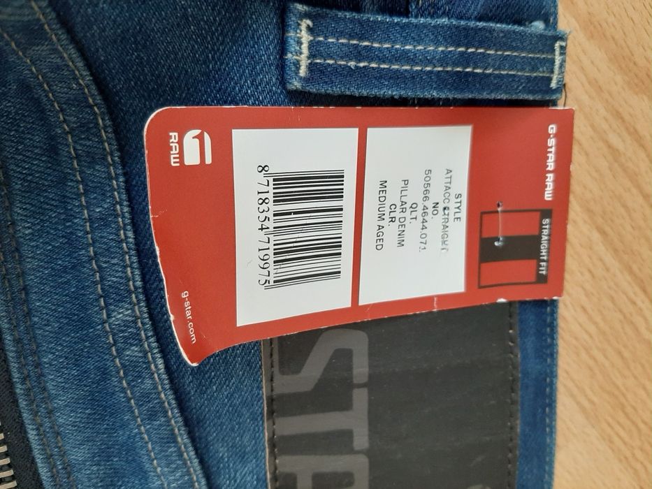 Dżinsy G-Star Straight Fit W:28 L:32