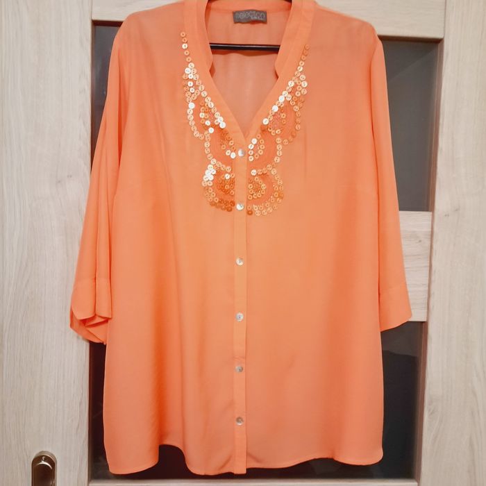 Ulla Popken Selection śliczna elegancka tunika 46-48 Nowa