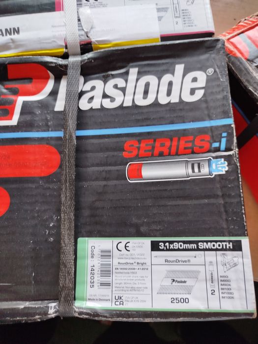 Gwoździe do gwoździarki paslode  63, 75, 90