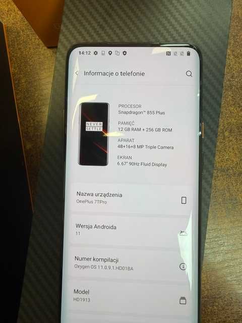 777/ OnePlus 7T PRO McLaren Edition 12/256
