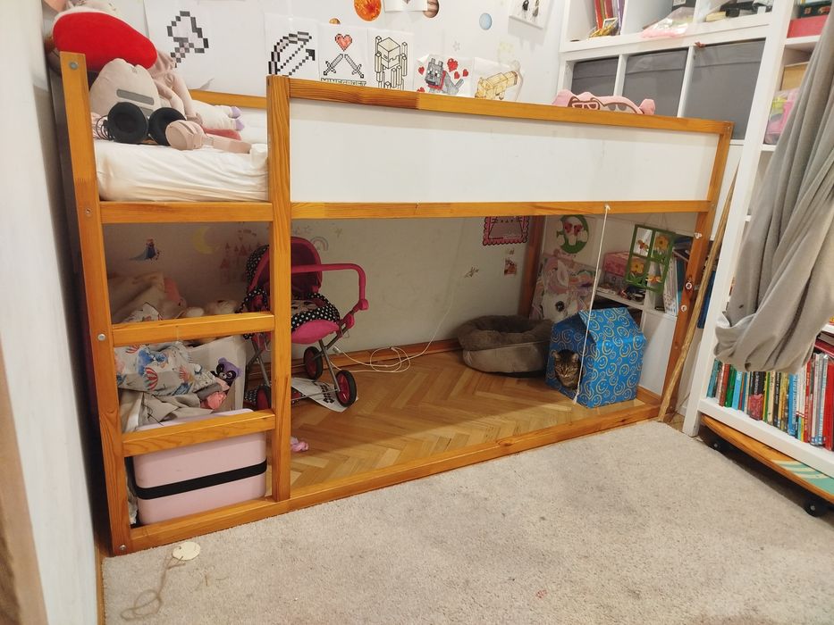 Łózko piętrowe Ikea kura