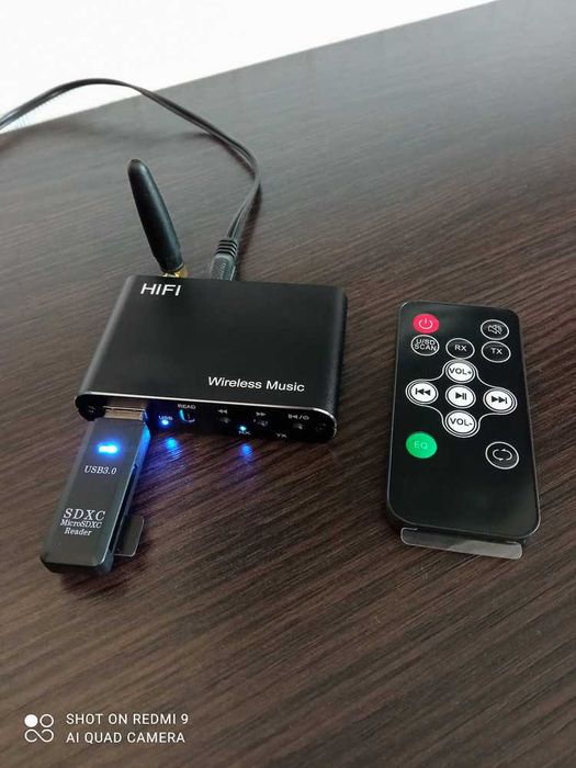 Аудіо Приймач-Передавач BT-RX-TX-USB-1000мАг