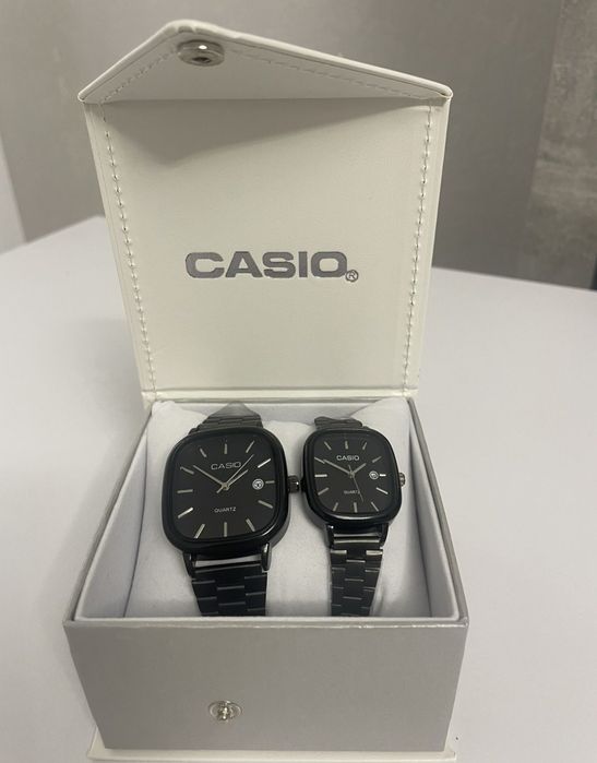 Парные часы Casio, подарочной набор мужские и женские часы Касио