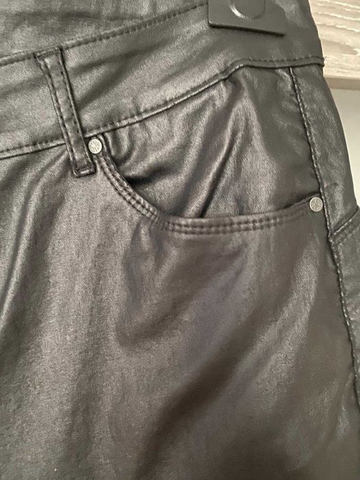 Czarne spodnie Ala skóra