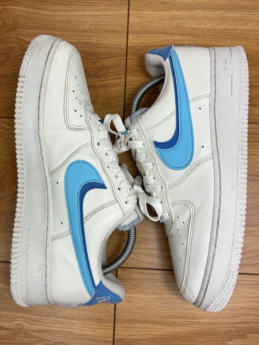 Buty Nike Air Force 1 '07 LV8 '82' 'Double Swoosh - Blue Chill'