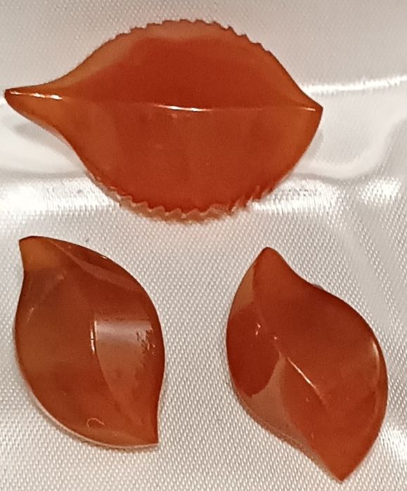 Янтарные  винтажные украшения