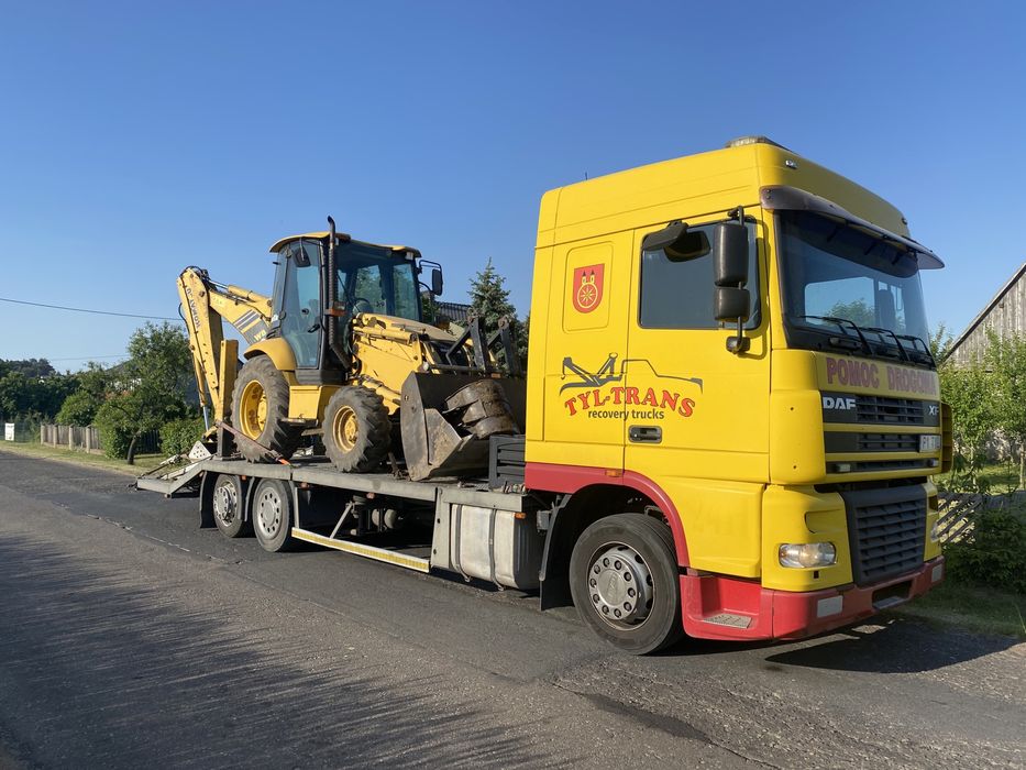 Usługi transportowe maszyn rolniczych i budowlanych laweta transport