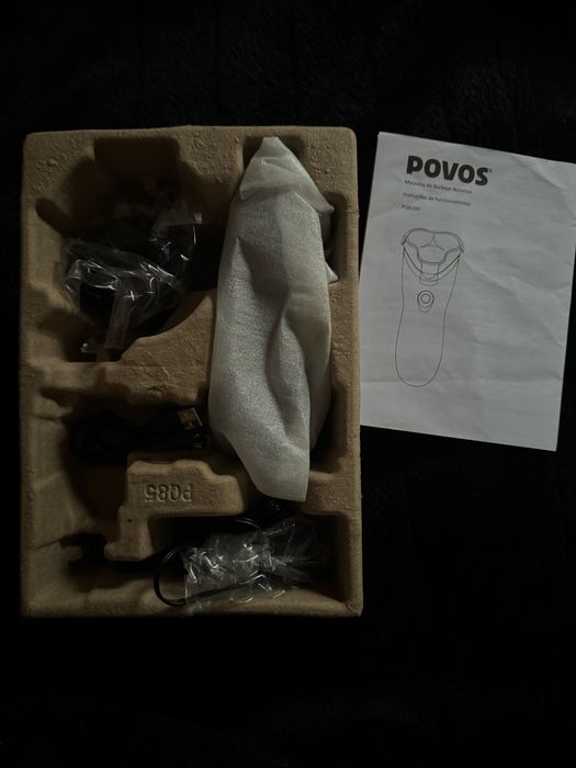 máquina de barbear POVOS