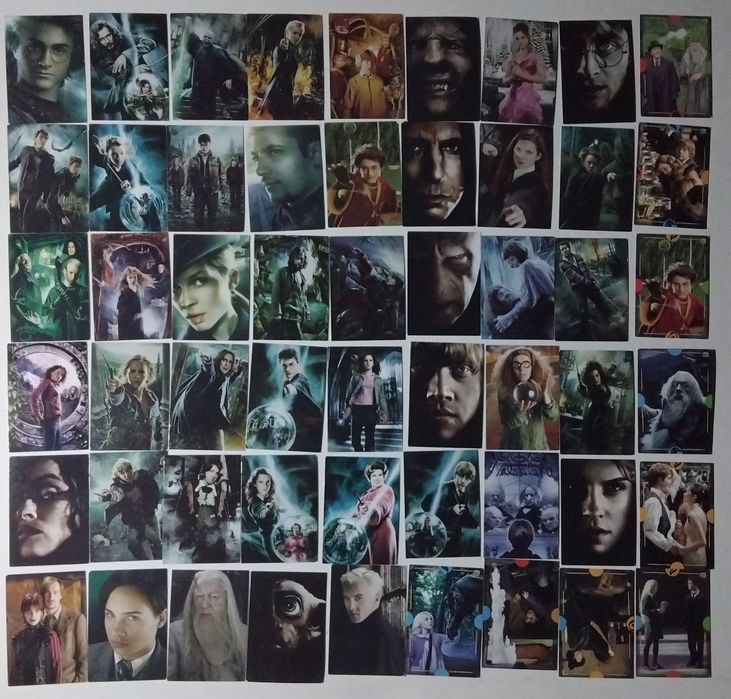 Карточки Panini Harry Potter Гаррі Поттер  186 штук