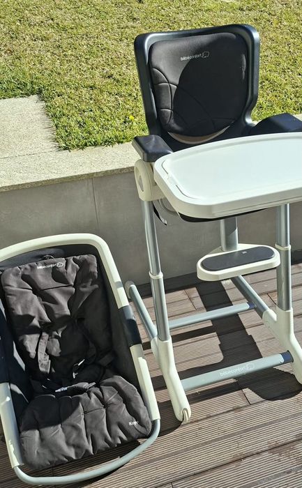 Cadeira e berço de bebé