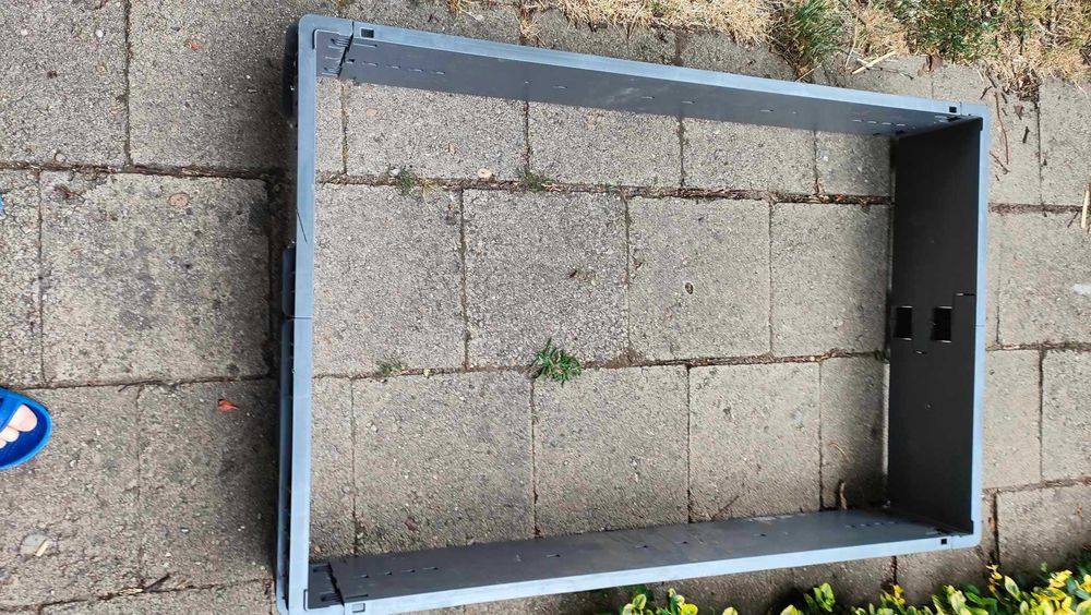 Nadstawka, burta Paletowa 120X80 Plastikowa. Wzmacniana i składan