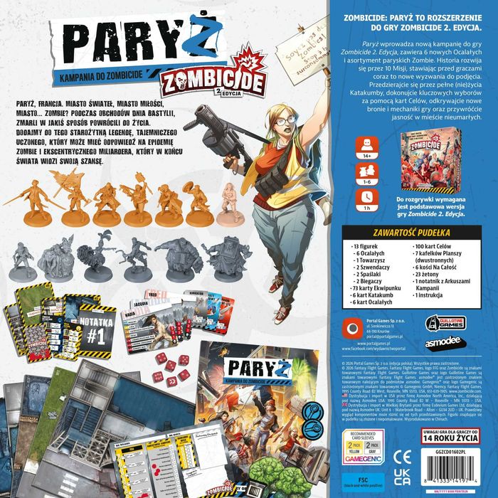 Zombicide: Paryż( Sklep KRK Szybka wysyłka)