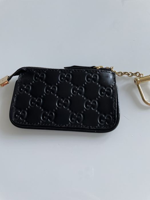 Skorzane etui na klicze Gucci
