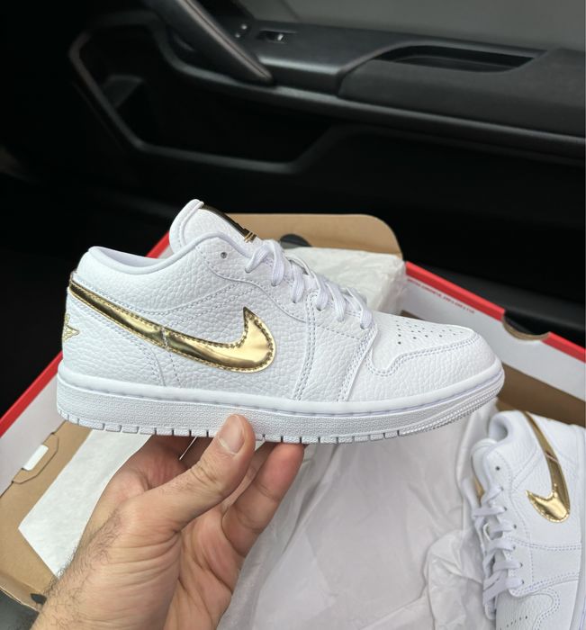 Женские Nike Air Jordan 1 Retro Low White Новые  Оригинал