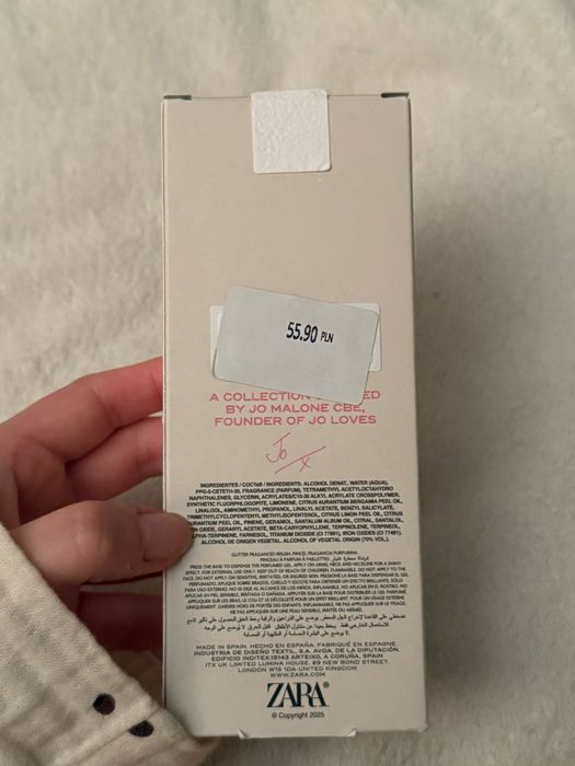 Perfumy zara jo malone energetically new york
