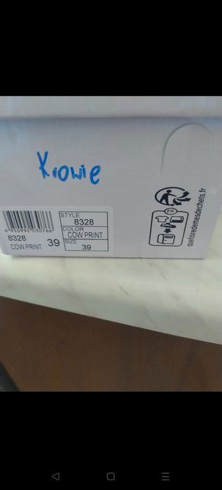 Nowe sandały z motywem krówki • Rozmiar 39 • Stylowe i wygodne