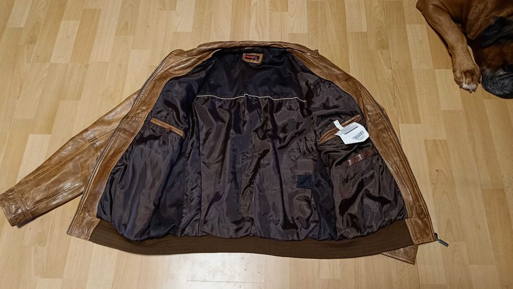 Męska kurtka skórzana LLOYD r.XL stan bardzo dobry