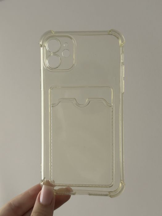 Чохол на IPhone 11 з кишенею для карт/фотокарт