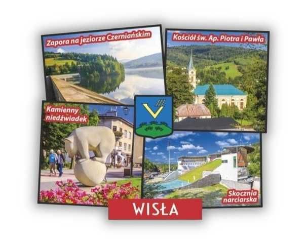 WISŁA HERB BESKIDY Magnes na lodówkę D317