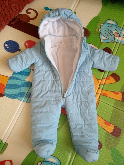 Теплий дитячий комбінезон для осені, ранньої весни та зими