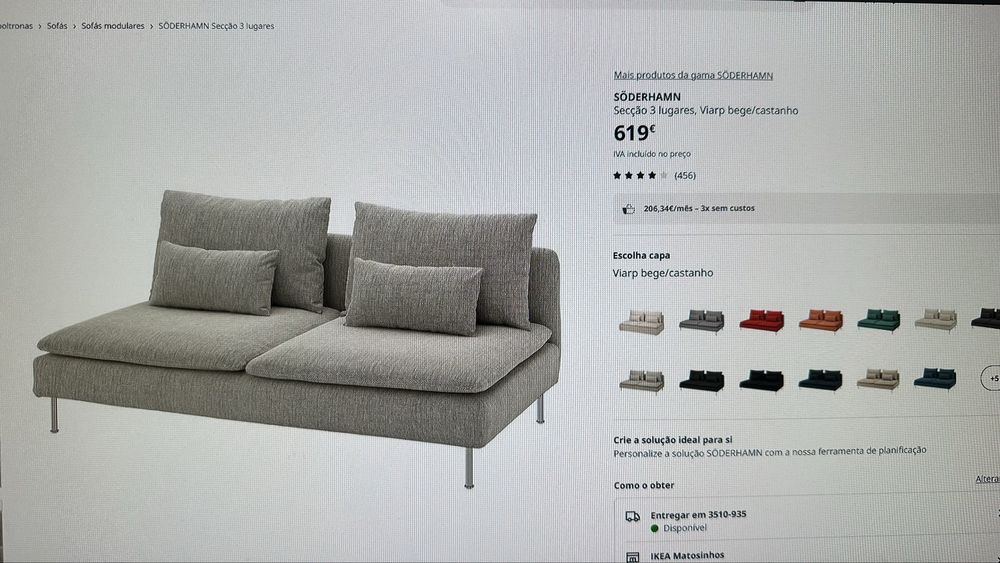 Sofá Ikea Soderhamn