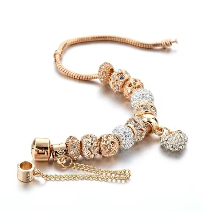 Pulseira banhada a ouro 2x