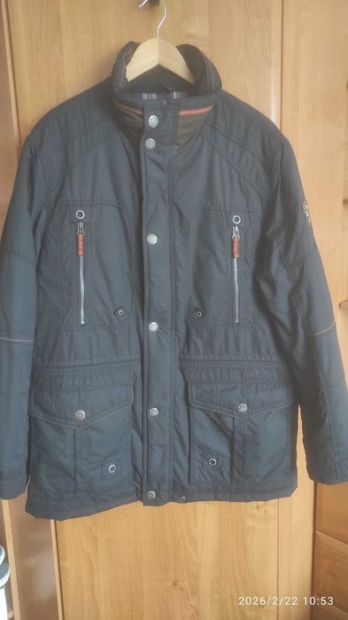 Kurtka zimowa męska granatowa