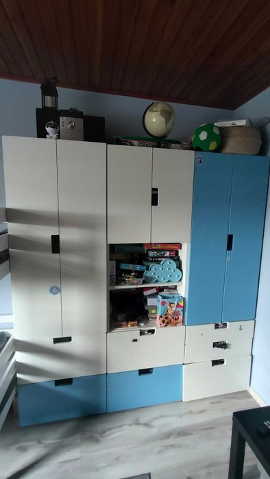 Meble szafy komplet 3 modułów IKEA SMASTAD / PLATSA