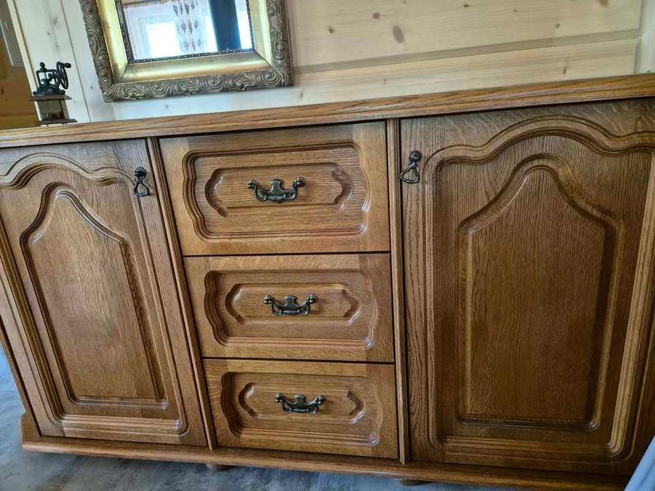 komoda dębowa meble Pyka 165 cm