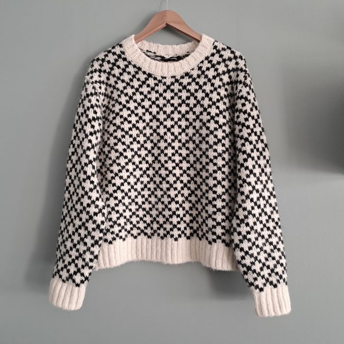 Arket sweter wełna  alpaca rozm.M