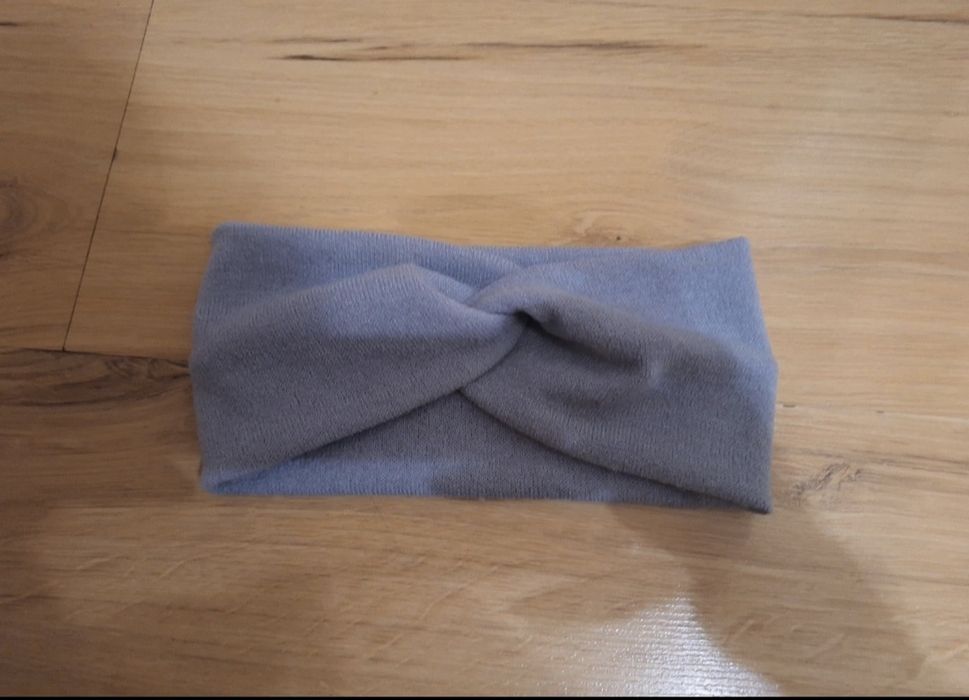 Opaska na głowę szara