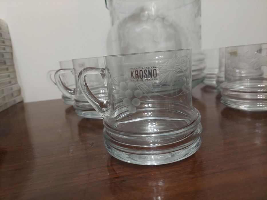 Conjunto pote com 6 canecas