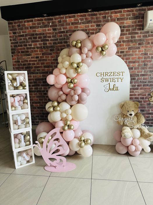 Dekoracja balonowa girlanda ścianka